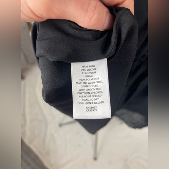 BP. Puff Sleeve Black Taffeta Mini Dress Size S (4-6) NWT - Picture 13 of 13